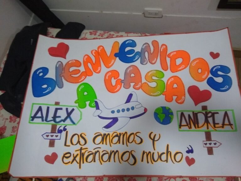 aeropuerto con cartel de bienvenida creativo