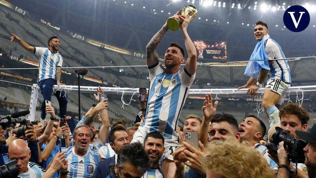 Vamos Argentina, sabes que yo te quiero Letra y significado de la canción 1 aficionados de futbol celebrando en argentina