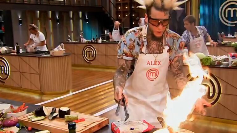 alex caniggia cocinando en masterchef argentina