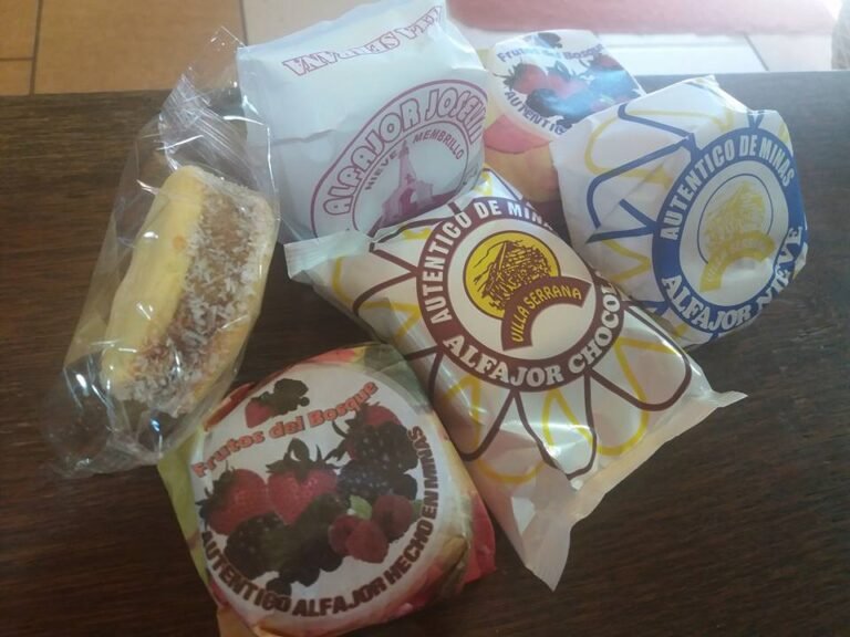 alfajores artesanales en un entorno natural