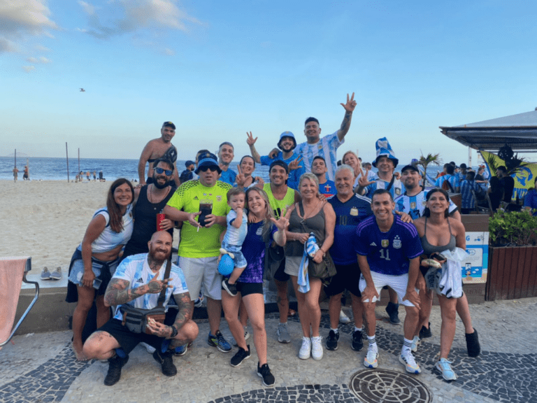 ataque violento en una playa argentina