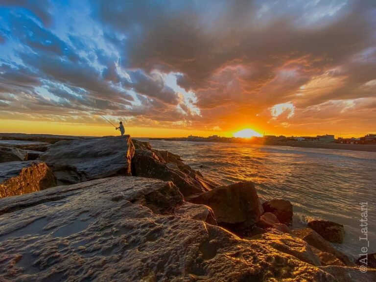 atardecer en la playa de santa clara