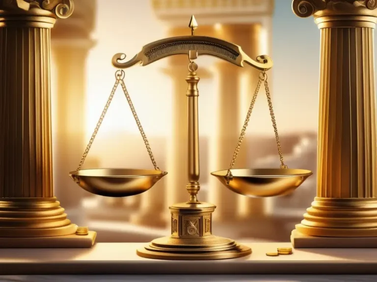 balanza de justicia simbolizando equidad