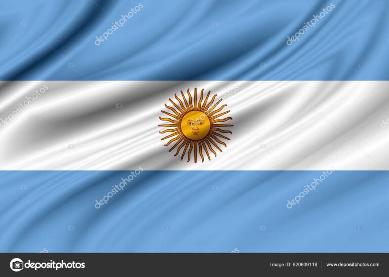 bandera de argentina ondeando al viento