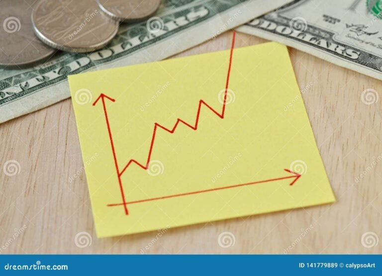 Cuál ha sido la evolución del dólar blue en Mendoza a lo largo de la historia 10 billetes de dolar sobre un grafico ascendente