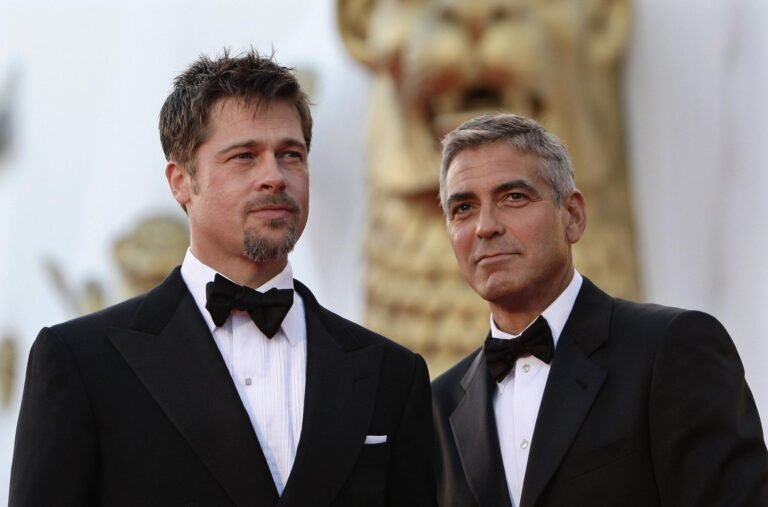 Qué relación tienen Brad Pitt y George Clooney en el cine y la vida 7 brad pitt y george clooney juntos en set