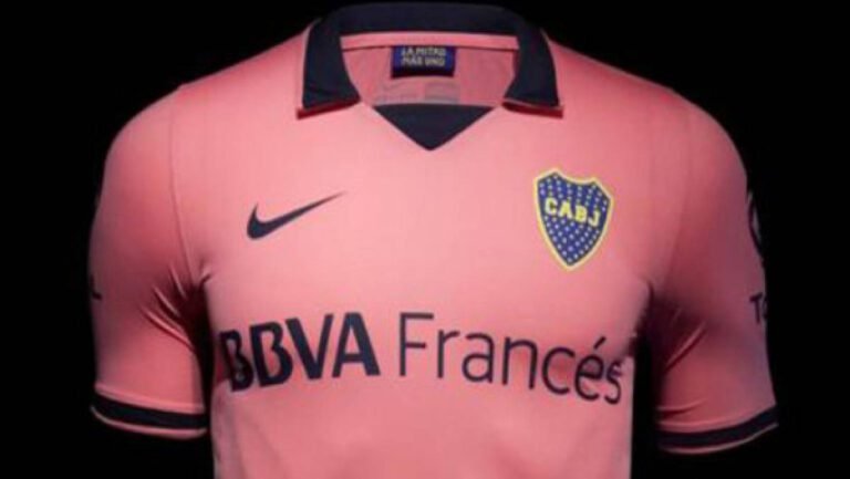 camiseta rosa de boca juniors en linea