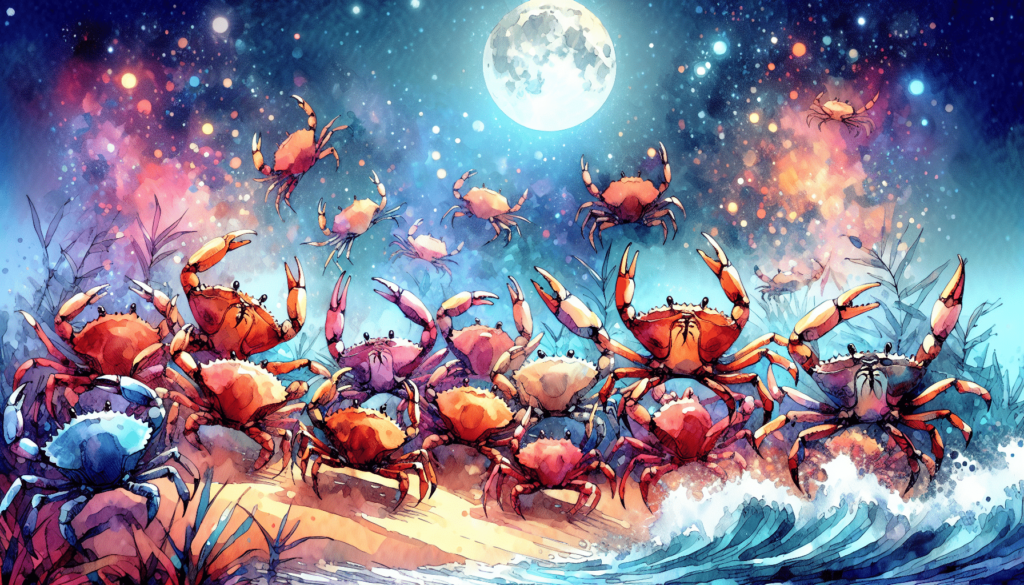 Cómo son las personas del signo Cáncer en la astrología 1 cangrejo en el oceano bajo la luna