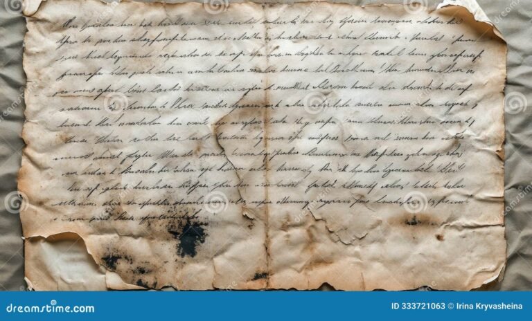 carta escrita a mano sobre una mesa