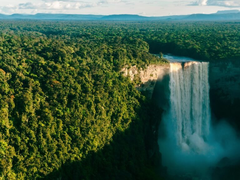 cataratas impresionantes con paisaje natural