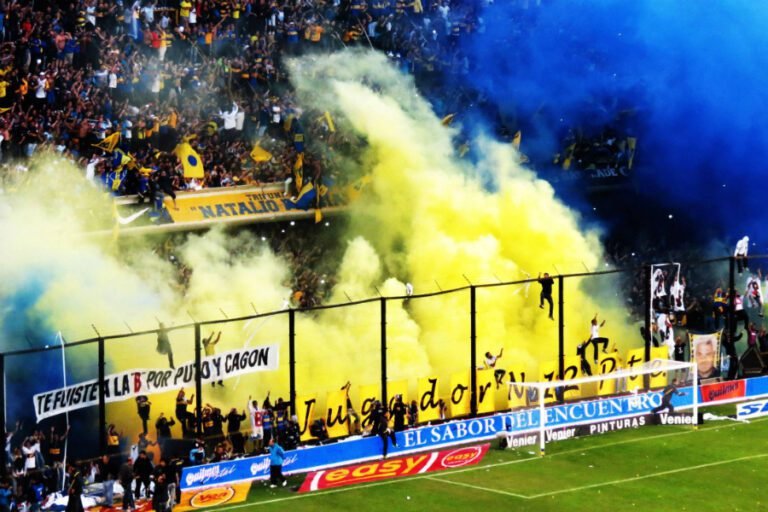 celebracion de hinchas de boca juniors