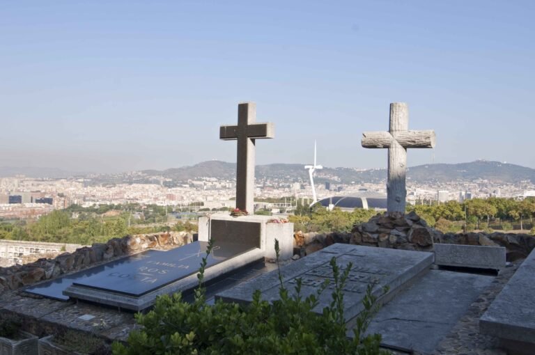 ceremonia de despedida en un cementerio