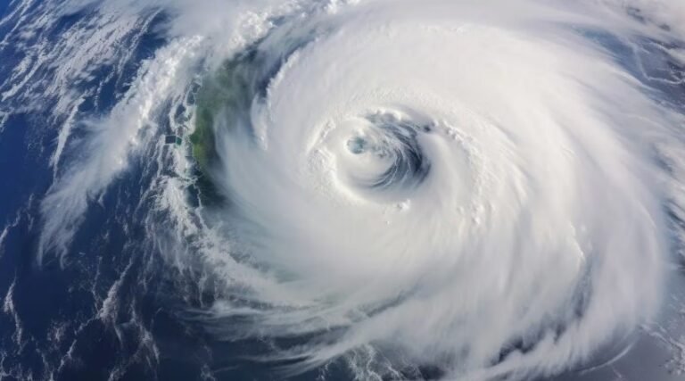 ciclon extratropical sobre el oceano