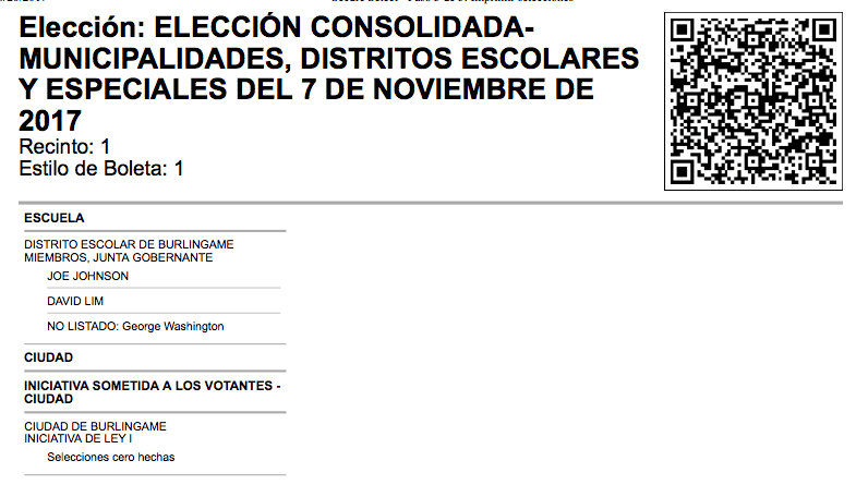 Cómo votar en La Voz Argentina usando un código QR 1 codigo qr en una boleta de votacion