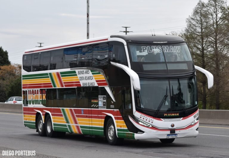 Vuelven los colectivos de larga distancia en Argentina Todo lo que necesitas saber 4 colectivo viajando por carretera argentina