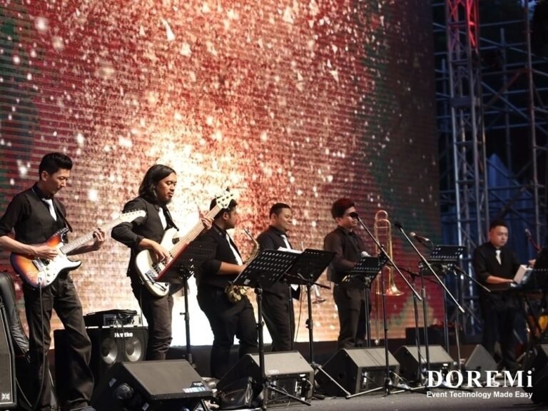 concierto en vivo de un artista musical