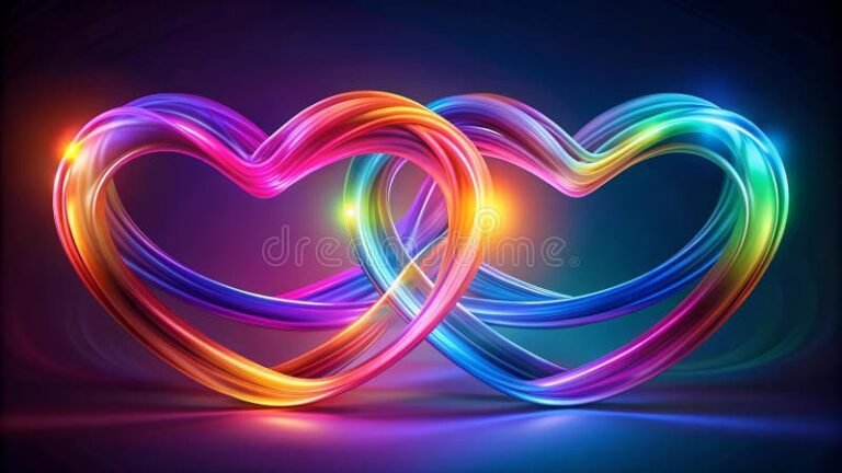 Cuánto tiempo dura el enamoramiento y cómo reconocer sus etapas 7 corazones entrelazados en diferentes colores