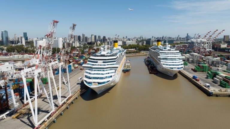 cruceros en el puerto de buenos aires