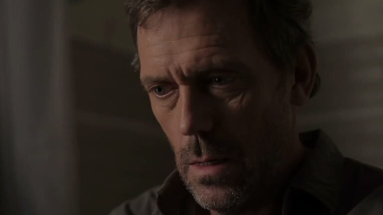 doctor house en una escena final emotiva