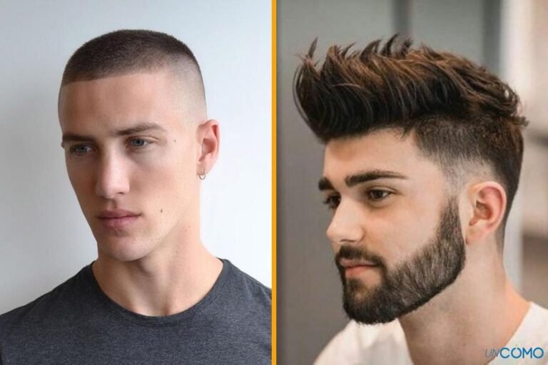 estilo de corte de pelo masculino moderno