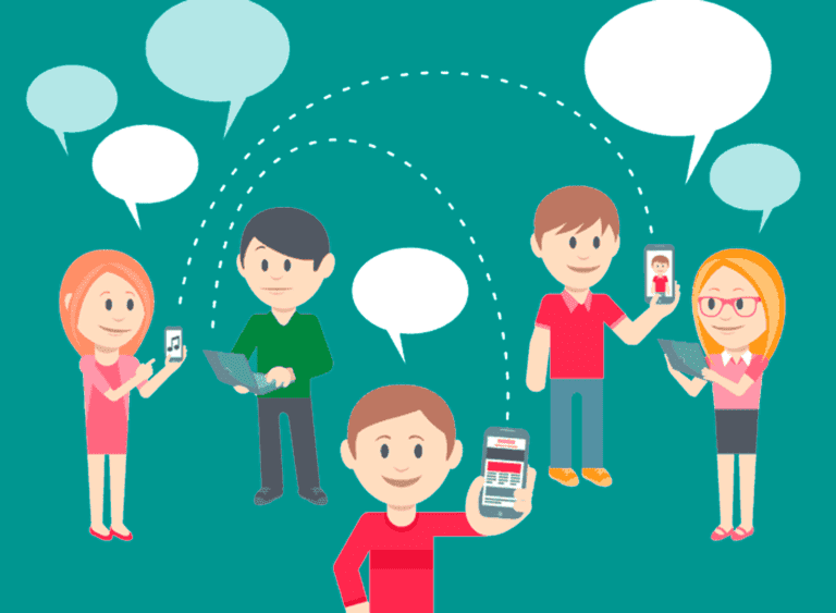 influencers interactuando con su audiencia en redes