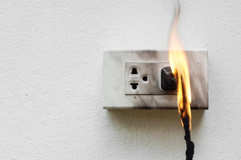 instalacion electrica danada por fuego