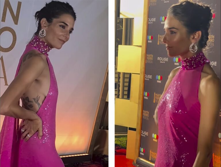 juana viale en evento social elegante