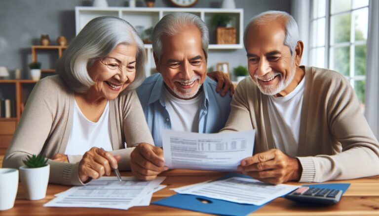 jubilado recibiendo asesoramiento financiero