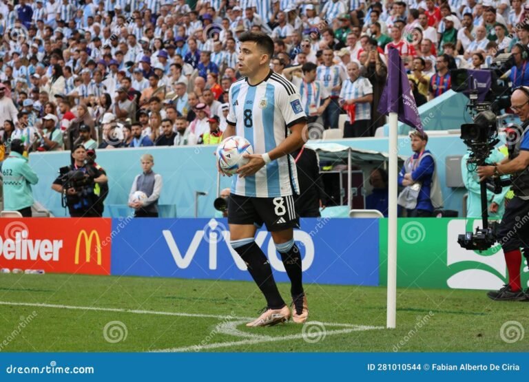 jugador argentino en accion durante un partido