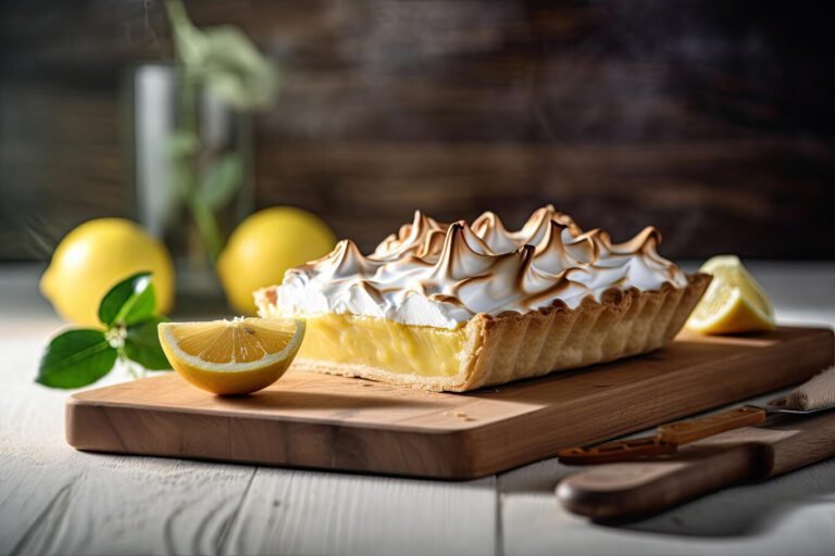 Cómo preparar un delicioso lemon pie con leche condensada sin horno 5 lemon pie decorado con rodajas de limon