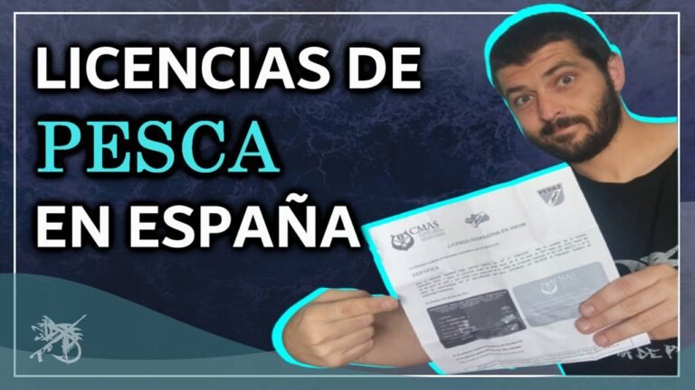licencias de pesca en un entorno natural
