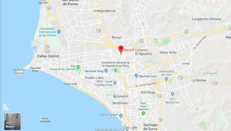 mapa con marcador de ubicacion movil