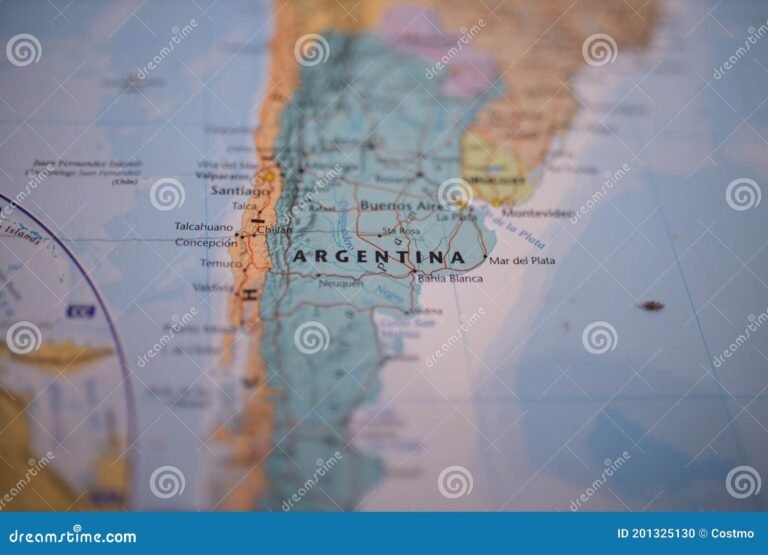 mapa de buenos aires con rutas marcadas