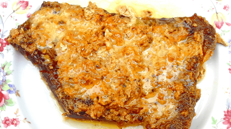 matambre en un tazon con leche