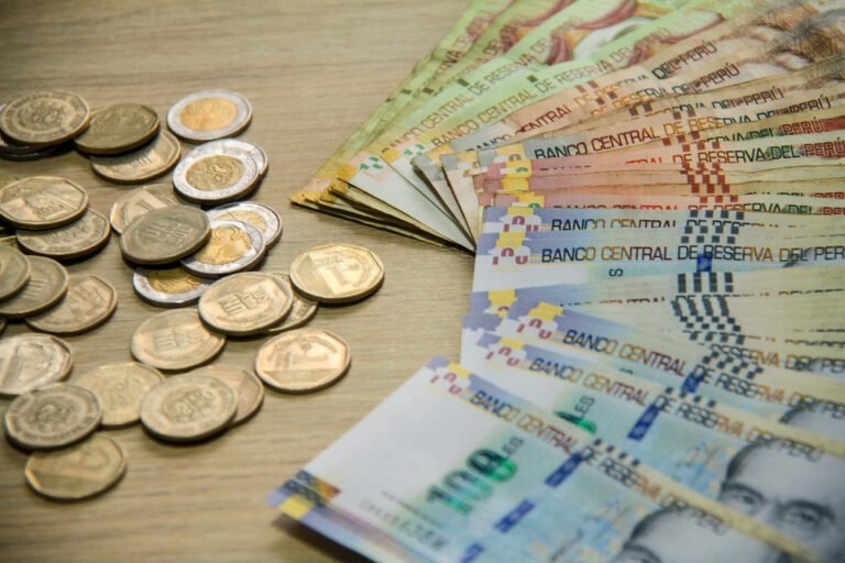 Cómo puedo recuperar las retenciones por compra de dólares en Argentina 22 monedas y billetes en una mesa