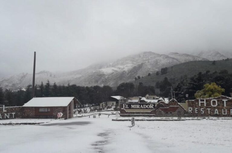 nevada en buenos aires paisaje invernal