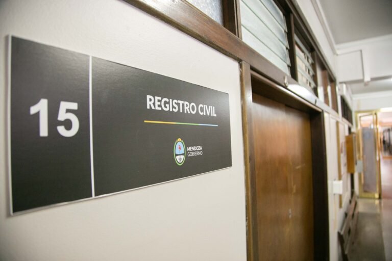 oficina del registro civil en mendoza