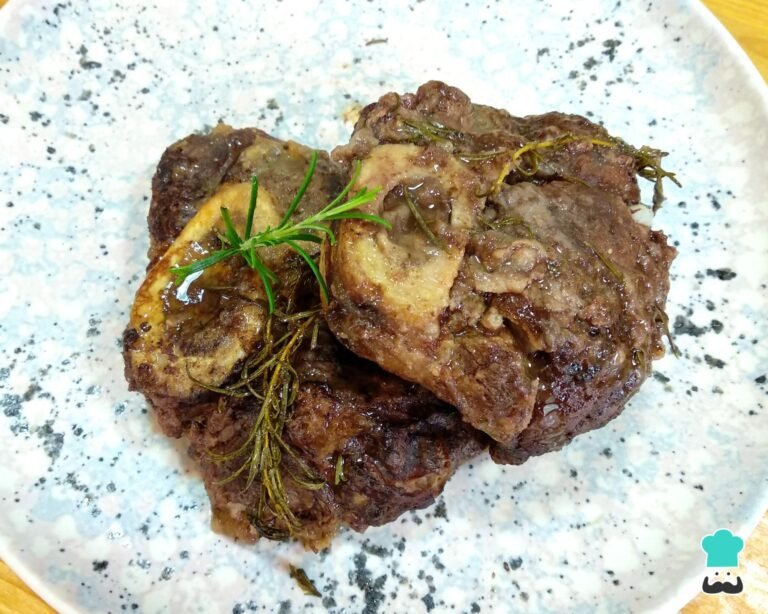 osobuco al disco cocinandose en una parrilla