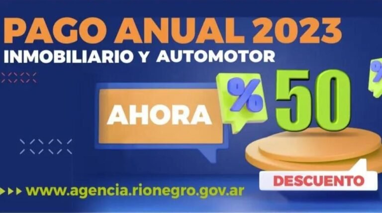 pago de patente vehicular en rio negro