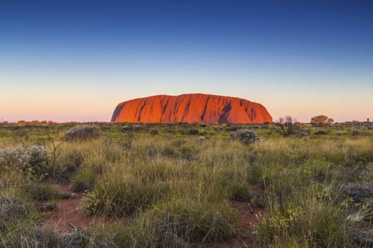 paisaje australiano con elementos culturales argentinos