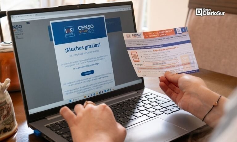 persona revisando un formulario de censo