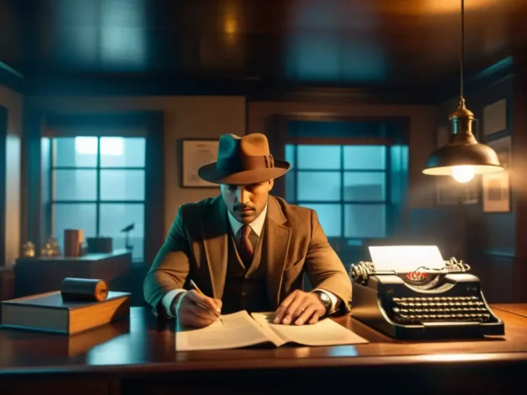 personajes de novela rodeados de misterio