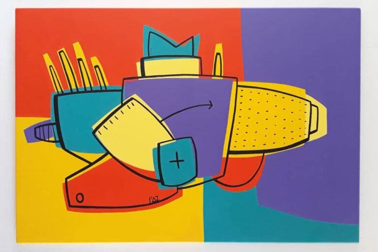 pinturas abstractas de manuel paz