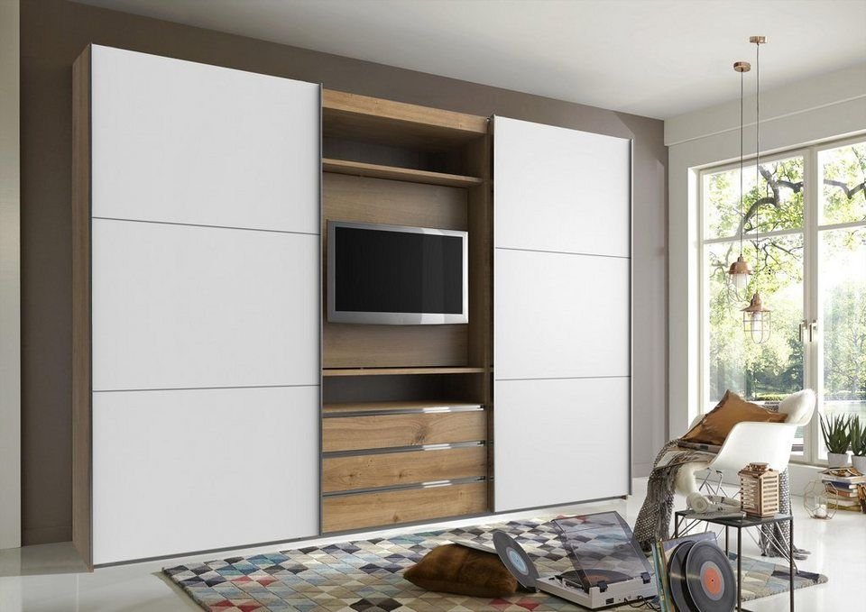 Cómo diseñar un placard con TV en el medio de manera funcional 7 Cómo diseñar un placard con TV en el medio de manera funcional