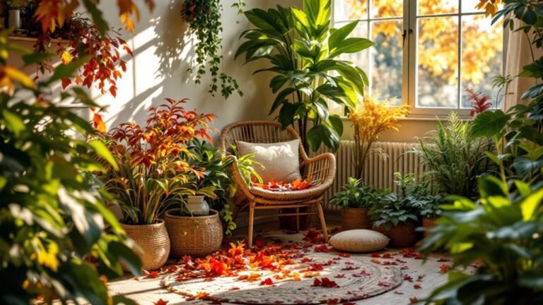 plantas vibrantes en macetas al sol