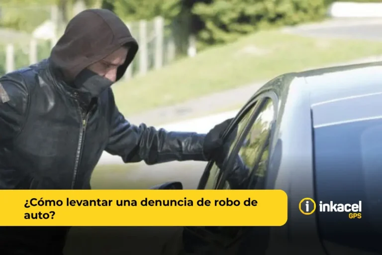 proceso de denuncia de robo de auto