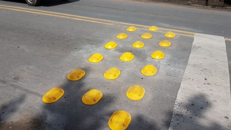 reductores de velocidad en carretera argentina