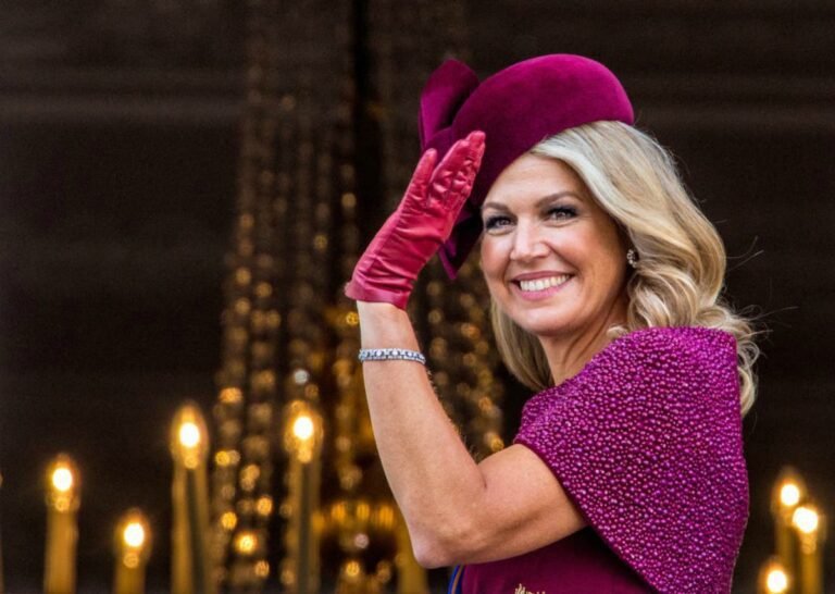 reina maxima de holanda en evento oficial