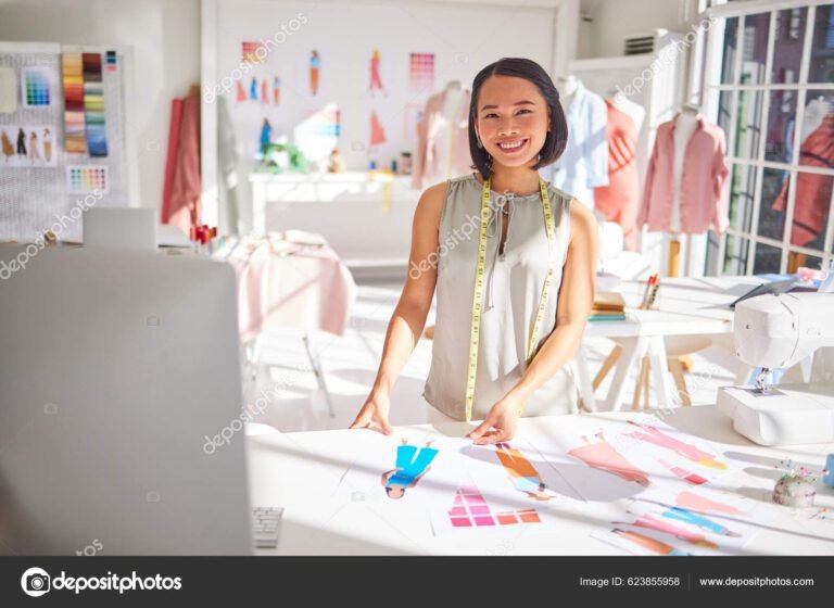 retrato artistico de una disenadora creativa