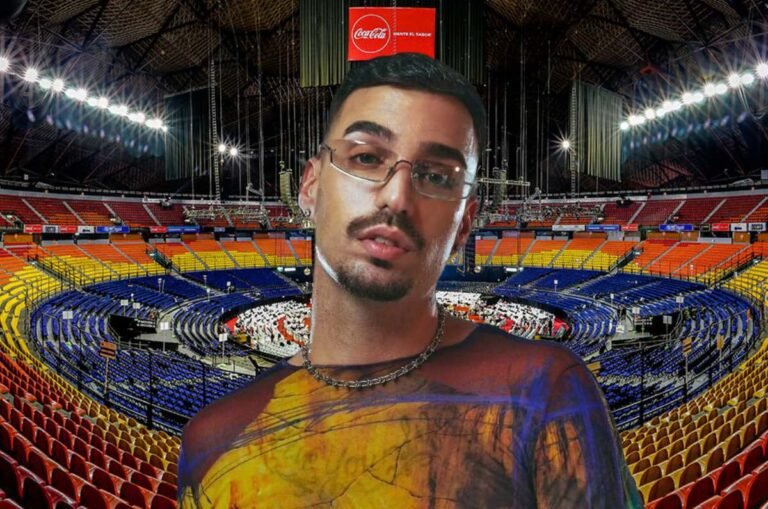 retrato de rels b en un escenario